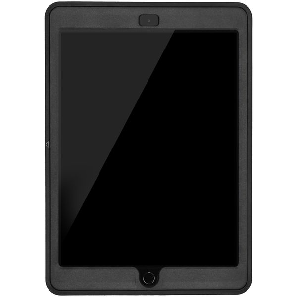 Defender Backcover met strap iPad 9 (2021) 10.2 inch / iPad 8 (2020) 10.2 inch / iPad 7 (2019) 10.2 inch - Zwart