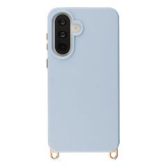 Selencia Rivièra MagSafe Backcover met afneembare haakjes Samsung Galaxy A37 (5G) - Powder Blue