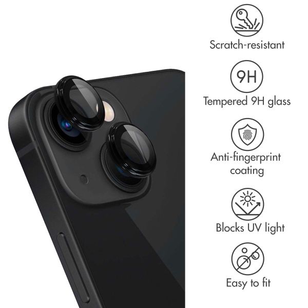 imoshion Camera Protector Glass 2-pack Apple iPhone 13 - Black