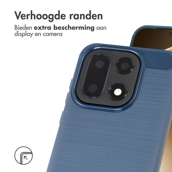 imoshion Brushed Backcover OnePlus 15 - Donkerblauw