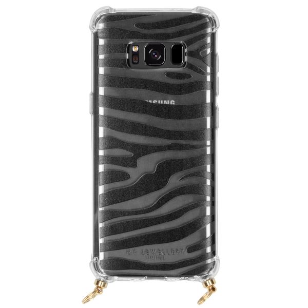 My Jewellery Design Softcase Koordhoesje Samsung Galaxy S8 - Zebra