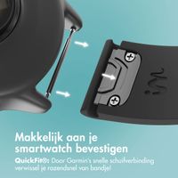 imoshion QuickFit® Siliconen bandje Garmin Watch | 22 mm aansluiting - Zwart