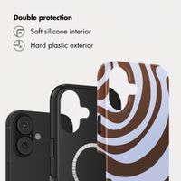 Selencia Vivid Back Cover with MagSafe Apple iPhone 17 - Dream Swirl Chocolate