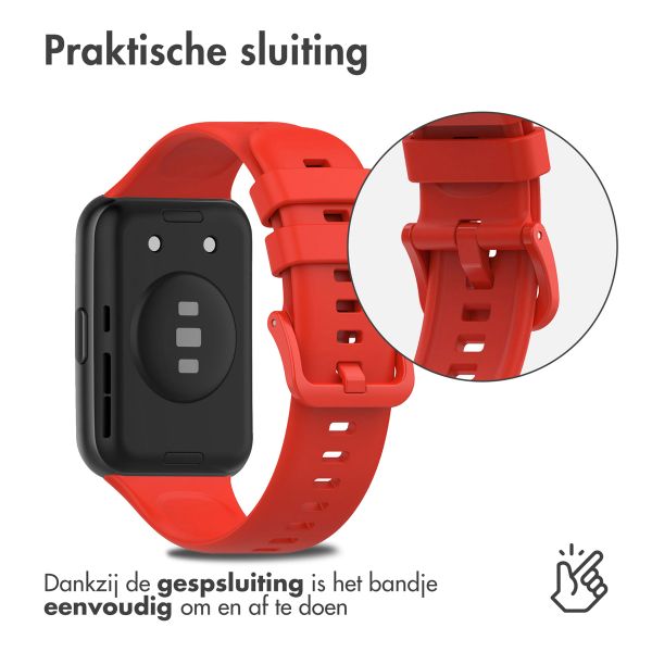 imoshion Siliconen bandje Huawei Watch Fit 2 - Rood