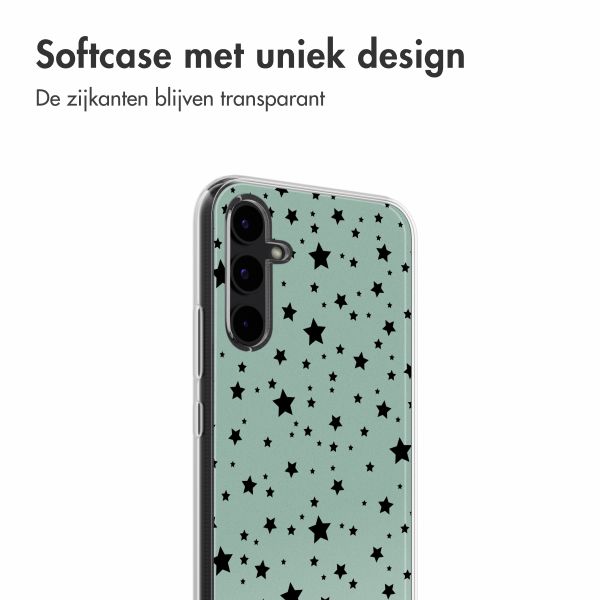 imoshion Design hoesje Samsung Galaxy A34 (5G) - Stars Mint