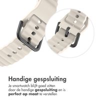 imoshion Wave Siliconenband Samsung Galaxy Watch 4 / 5 / 6 / 7 / FE (20 mm) - Starlight