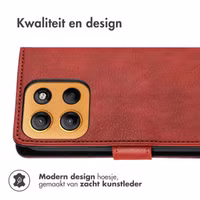 imoshion Luxe Bookcase Motorola Moto G15 / G15 Power - Rood
