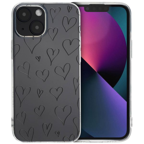 imoshion Design hoesje iPhone 13 Mini - Hearts