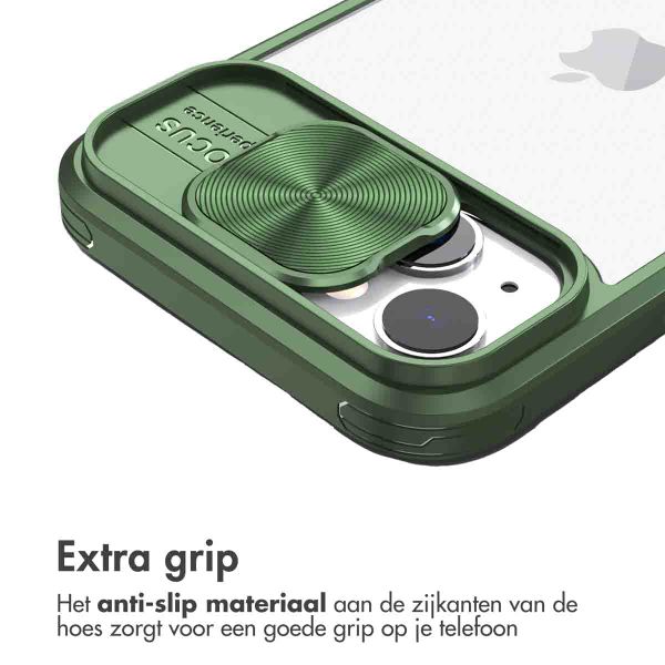 imoshion Camslider Backcover Apple iPhone 13 - Donkergroen