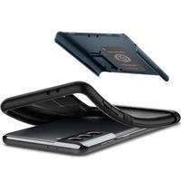 Spigen Slim Armor CS Backcover Samsung Galaxy S21 - Metal Slate