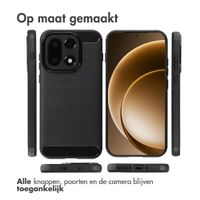 imoshion Brushed Backcover OnePlus 15 - Zwart