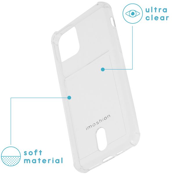 imoshion Softcase Backcover met pashouder iPhone 11 Pro - Transparant