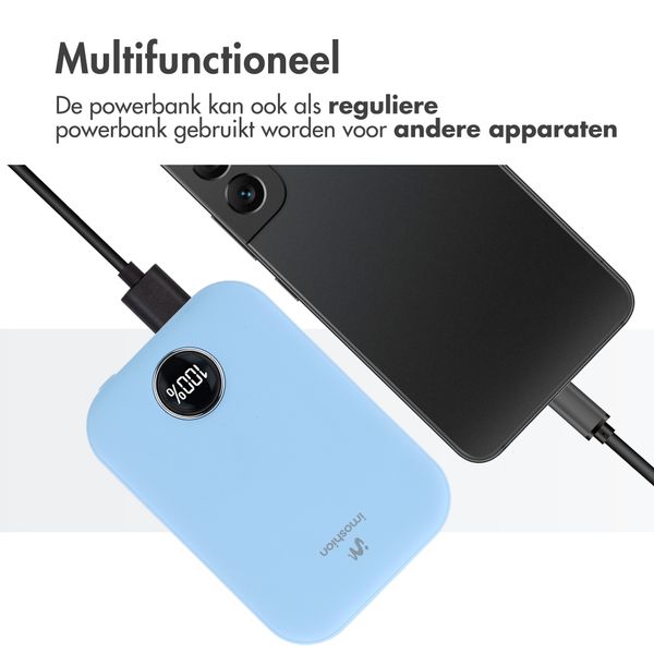 imoshion MagSafe Powerbank 10.000 mAh - Draadloze powerbank - Quick Charge en Power Delivery - Sky Blue