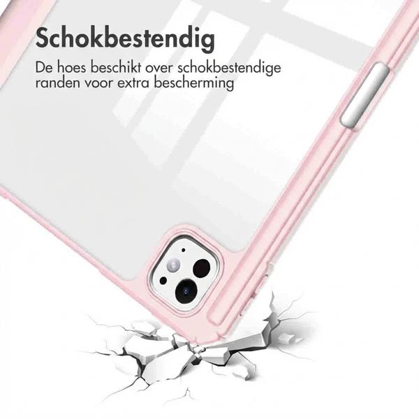 imoshion Trifold Hardcase Bookcase Apple iPad Pro 11 (2025) M5 / (2024) M4 - Roze