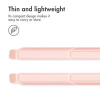 imoshion Trifold Hard Case Book Cover Apple iPad Air 11 inch (2026) M4 / (2025) M3 / (2024) M2 / Air 5 (2022) / Air 4 (2020) - Pink