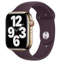 Apple Sport Band Apple Watch Series 1 t/m 9 / SE (38/40/41 mm) | Series 10 / 11 (42 mm) - Dark Cherry