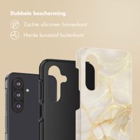 Selencia Vivid Backcover Samsung Galaxy A26 - Golden Beige Marble