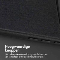 Accezz MagSafe Leather Backcover Apple iPhone Air - Onyx Black