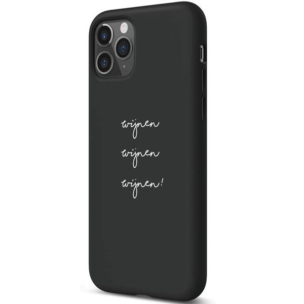 imoshion Design hoesje iPhone 11 Pro - Wijnen Wijnen Wijnen - Zwart