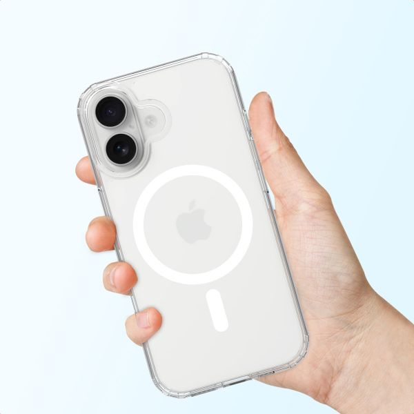 Accezz Xtreme Impact Backcover met MagSafe Apple iPhone 16 - Transparant