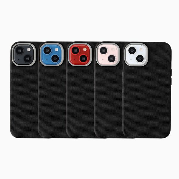 Accezz Mesh Backcover met MagSafe Apple iPhone 14 / 13 - Zwart