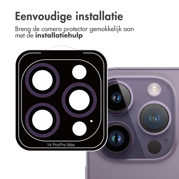 imoshion 2 Pack Camera lens protector Apple iPhone 14 Pro / 14 Pro Max - Paars
