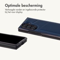 imoshion Kunstleren MagSafe Backcover met Pashouder Samsung Galaxy Z Fold 8 Ultra - Donkerblauw