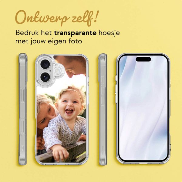 Ontwerp je eigen MagSafe Clear Case Apple iPhone 17 - Transparant