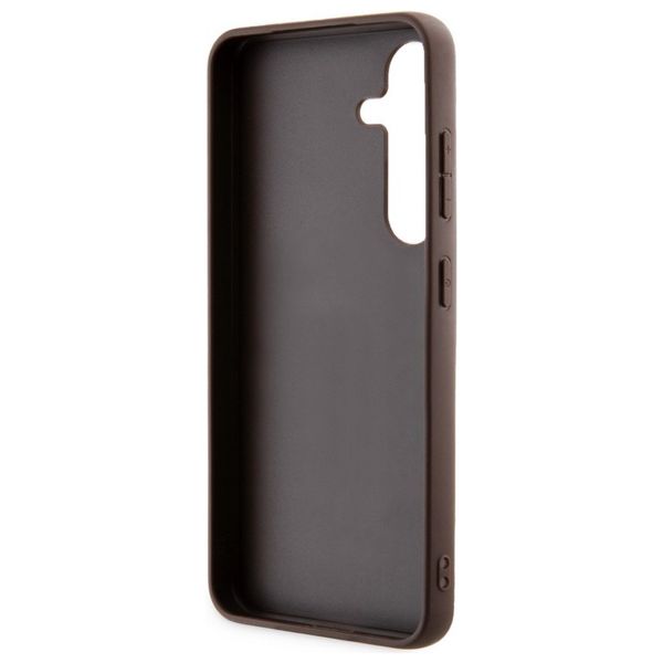Guess 4G Metal Logo Backcover Samsung Galaxy S24 Plus - Bruin