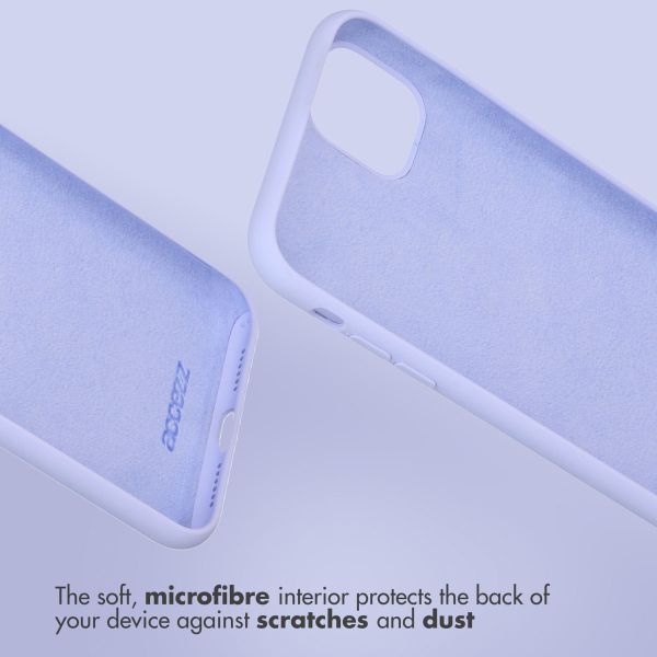 Accezz Liquid Silicone Backcover Samsung Galaxy A15 (5G/4G) - Paars