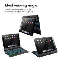 Accezz 360 Slim keyboard case QWERTY Apple iPad 9 (2021) 10.2 inch / iPad 8 (2020) 10.2 inch / iPad 7 (2019) 10.2 inch - QWERTY / NL - Black