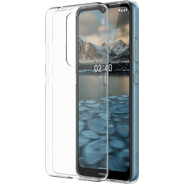 Nokia Clear Case Nokia 2.4 - Transparant