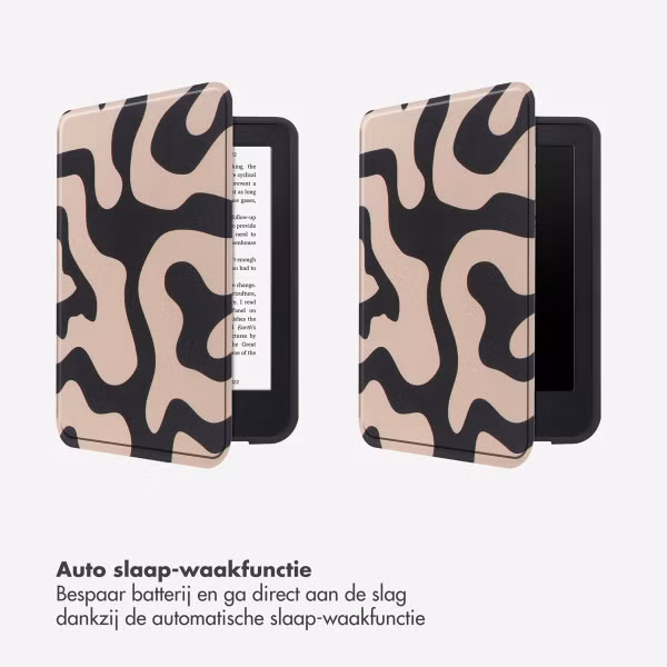 Selencia Vivid Bookcase Kobo Clara Colour / Clara BW - Art Wave Black