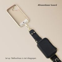 Selencia Telefoonkoord met Klein Tasje - Midnight Black