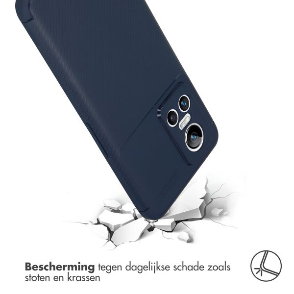 imoshion Carbon Softcase Backcover Realme GT Neo 3 - Blauw