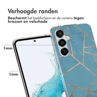 imoshion Design hoesje Samsung Galaxy A54 (5G) - Grafisch Koper / Blauw