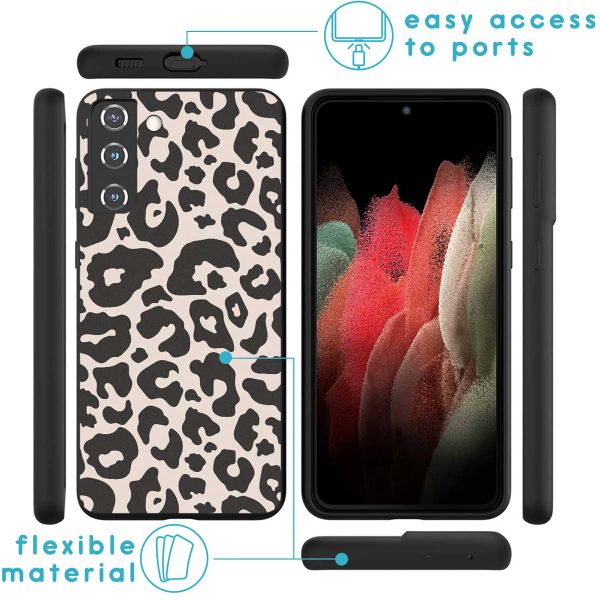 imoshion Design hoesje Samsung Galaxy S21 FE - Leopard