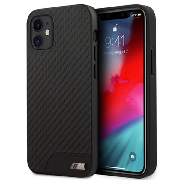 BMW M Line Backcover iPhone 12 Mini - Zwart