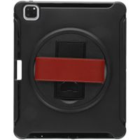 Defender Backcover met strap iPad Pro 12.9 (2020) - Zwart