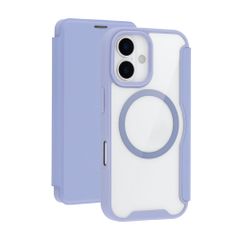 imoshion Transparante Bookcase met MagSafe Apple iPhone 16 - Lila