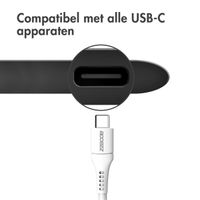 Accezz USB-C naar USB-C kabel - 0,2 meter - Wit