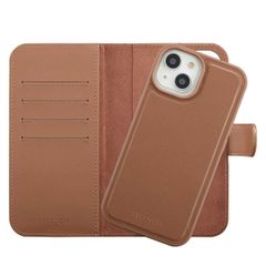 Selencia Olyn Detachable Bookcase with MagSafe Apple iPhone 15 - Brown