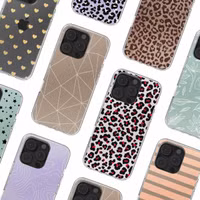 imoshion Design hoesje Apple iPhone 16 Pro - Graphic Lines Beige