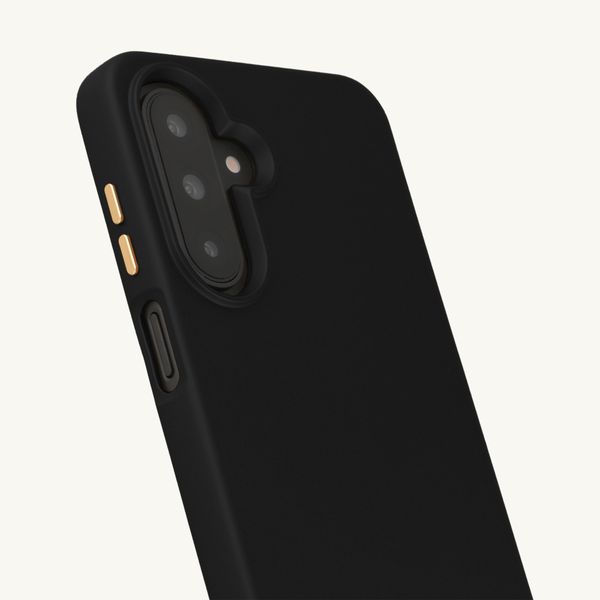 Selencia Rivièra MagSafe Backcover met afneembare haakjes Samsung Galaxy A17 (5G) / (4G) - Velvet Black