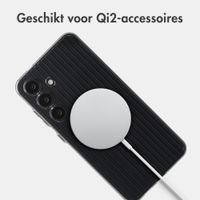 Accezz Lite Backcover met MagSafe | Fluted | Samsung Galaxy S24 - Zwart