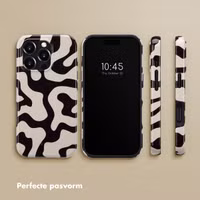 Selencia Vivid Backcover met MagSafe Apple iPhone 16 Pro - Art Wave Black
