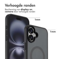 Accezz Rugged Frosted MagSafe Backcover Apple iPhone 16 Plus - Zwart