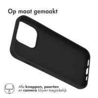 Accezz Color Backcover Apple iPhone 14 Pro - Zwart