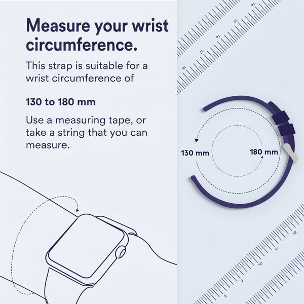 Apple Trail Loop Band Apple Watch | 44/45/46/49 mm - Size S/M - Blue / Grey