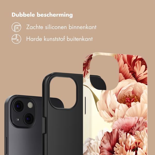 Selencia Vivid Backcover Apple iPhone 13 - Vintage Peony